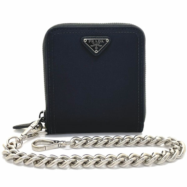 楽天市場】プラダ 財布 トライアングル チェーンウォレット ナイロン
