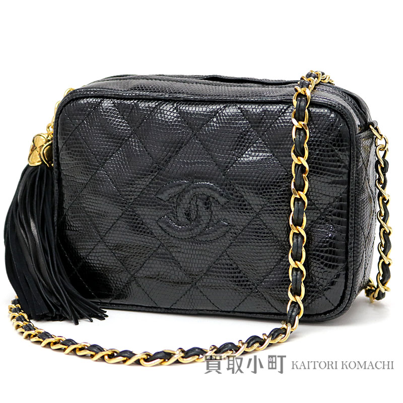 楽天市場】シャネル 【CHANEL】 リザード ミニマトラッセ ダイヤ