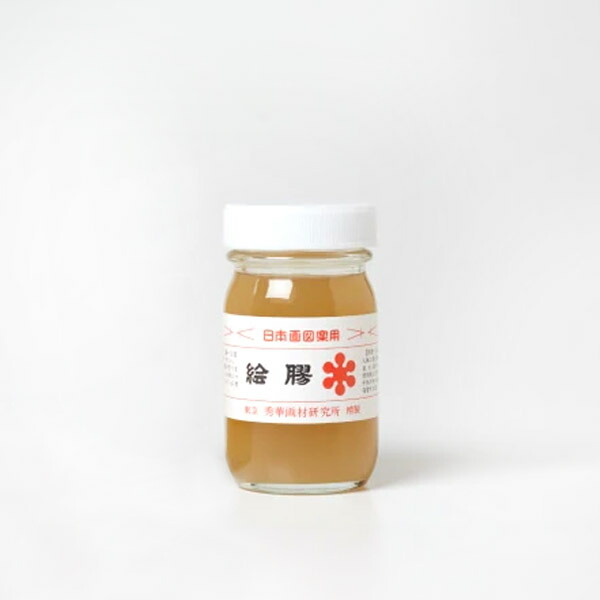 楽天市場】上羽絵惣 膠「絵膠 中 70cc(5132)」メーカー直送品 ※他