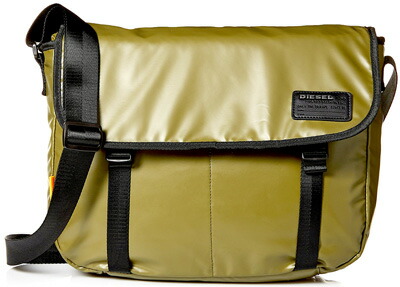 楽天市場】DIESEL ディーゼルメッセンジャーバッグロゴタグ ブラック