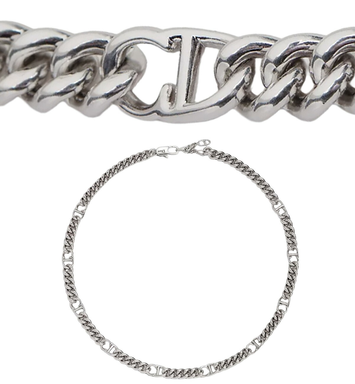 楽天市場】DIOR HOMME ディオールオム メンズシルバーチェーンリンク