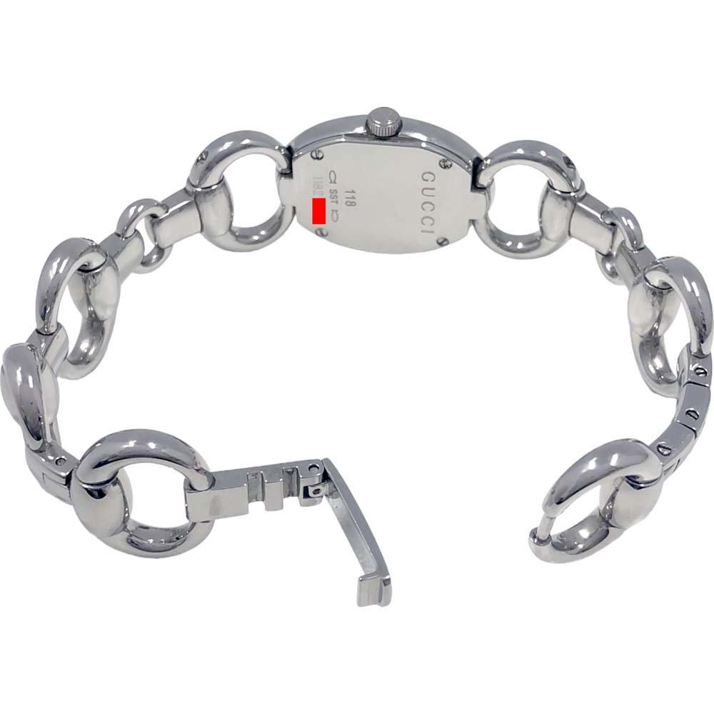 楽天市場】［南店］ 【極美品/電池交換済】 グッチ GUCCI 118 ブレス