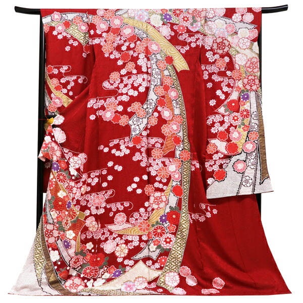 楽天市場】≪30%OFF/スーパーSALE≫振袖 販売 滝泰 絞り 仕立て付き 赤