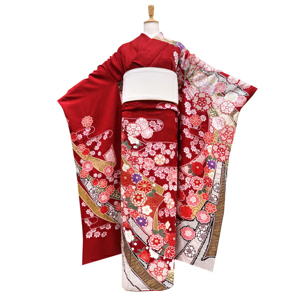 楽天市場】≪30%OFF/スーパーSALE≫振袖 販売 滝泰 絞り 仕立て付き 赤