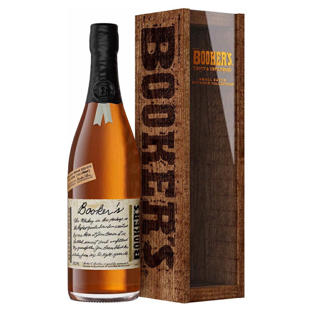 楽天市場】ブッカーズ 2025 750ml 63.15度 正規品 木箱 126.3proof