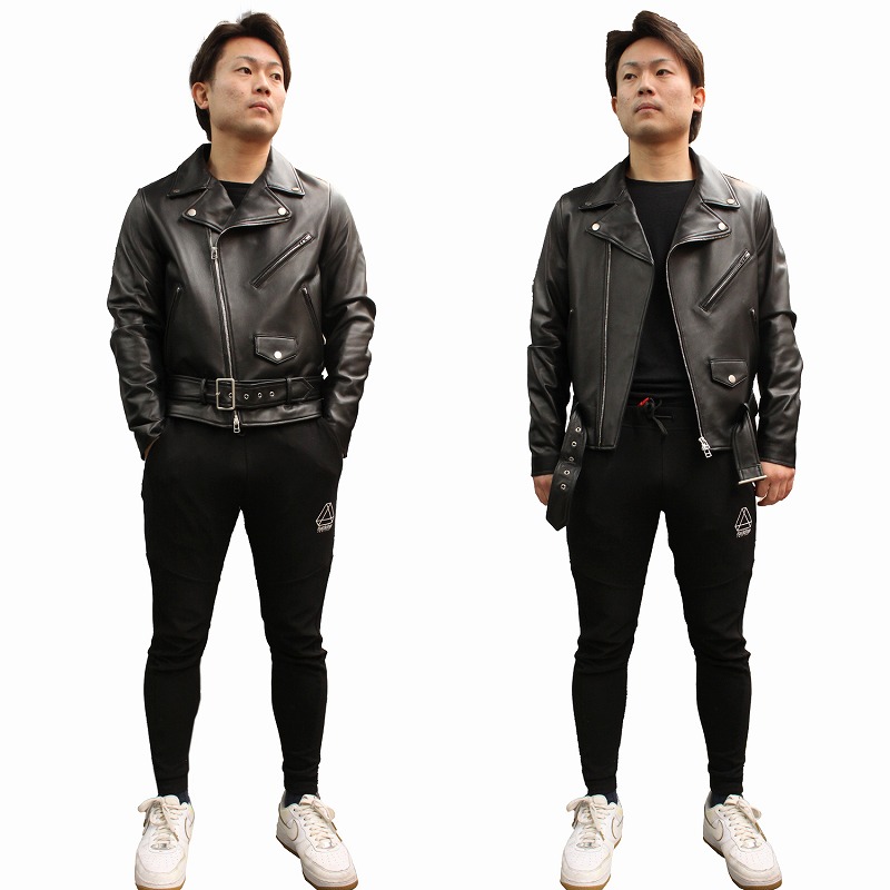 楽天市場】本革 ダブルライダースジャケット USタイプ メンズ