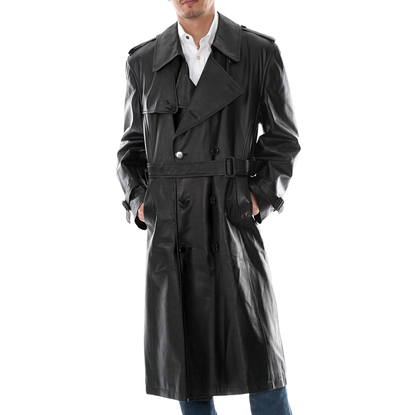 楽天市場】有名ブランド メンズ レザートレンチコート 有名ブランド