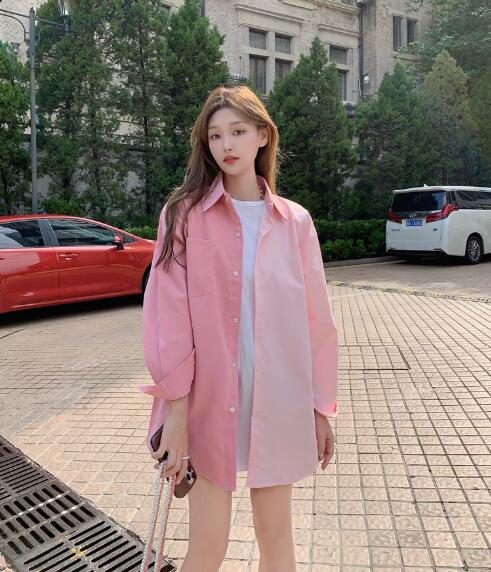 楽天市場】♪M-2XL展開♪2色 バイカラー シャツ ブラウス トップス