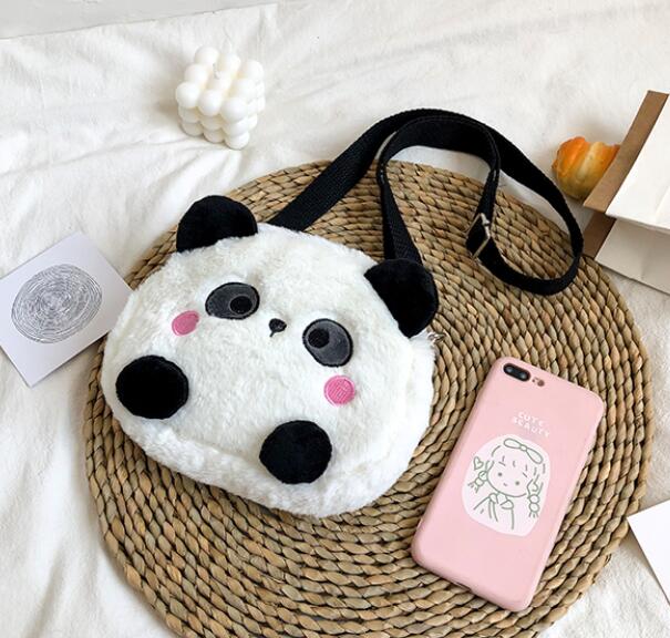 楽天市場】もこもこポシェット パンダちゃん ショルダー バッグ キッズ