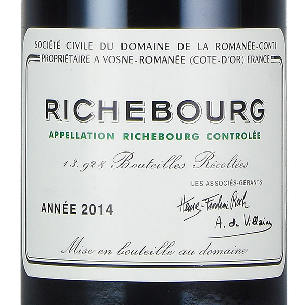 DRC RICHEBOURG 2014 ロマネコンティ750（39） 楽天市場】ロマネ