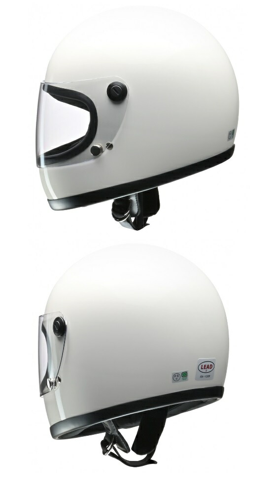 楽天市場】LEAD RX-100R フルフェイスヘルメット ホワイト フリー(57