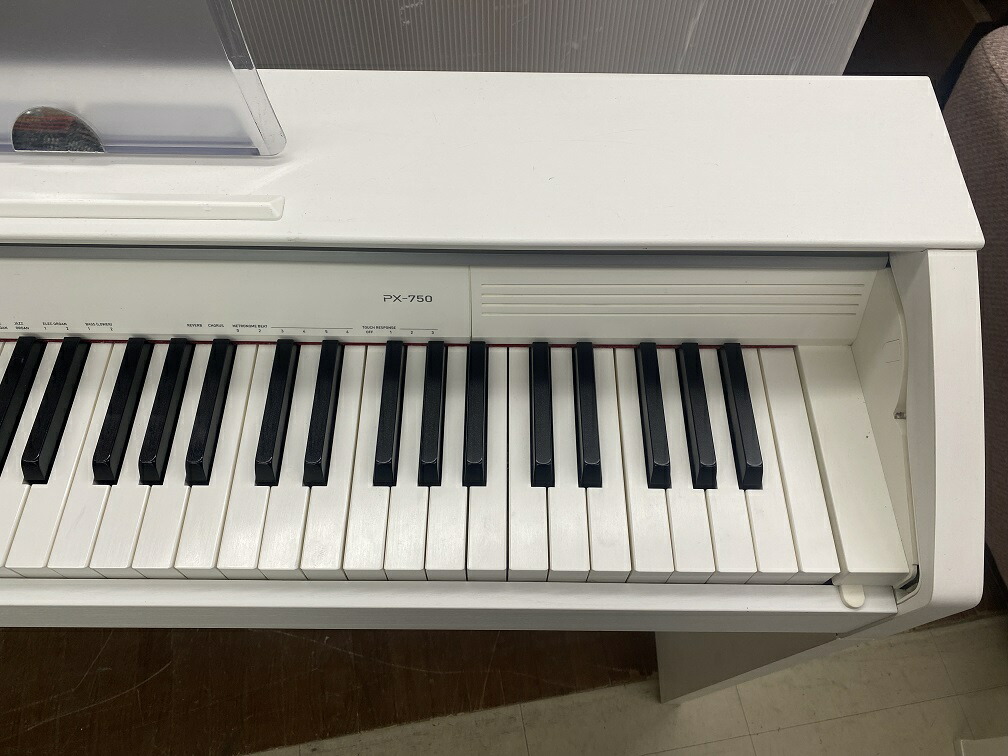 楽天市場】【中古品】CASIO カシオ Privia 電子ピアノ PX-750 白 88鍵