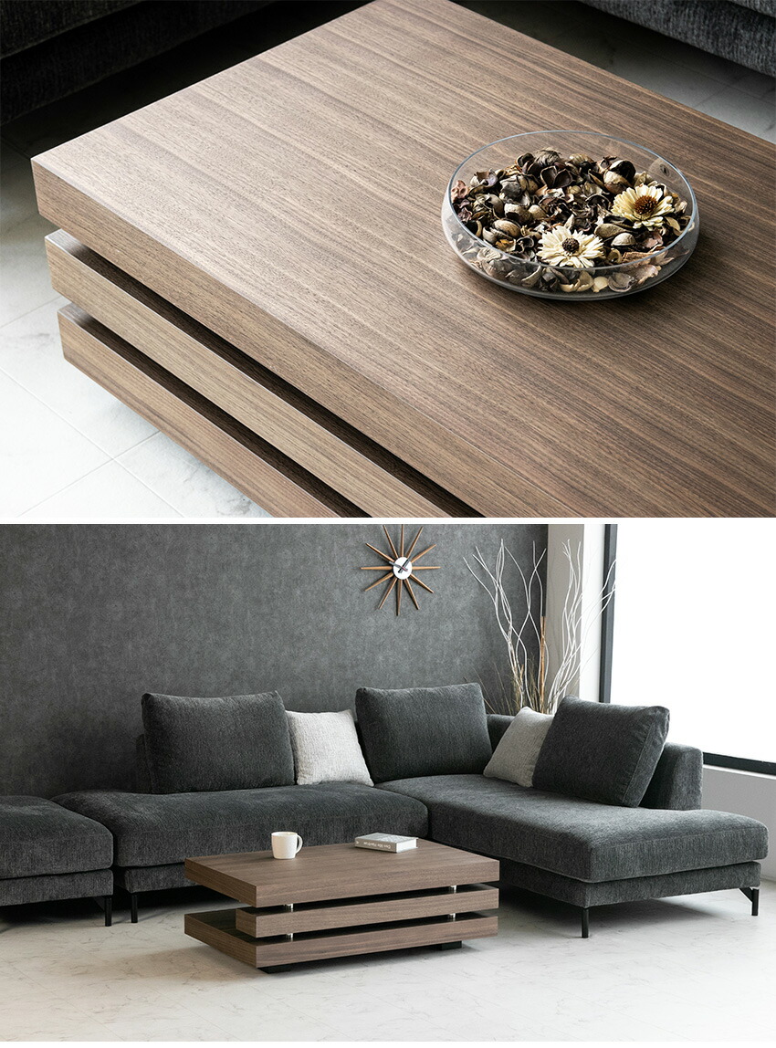 楽天市場】【送料無料】 センターテーブル 高級感 モダン ブラック