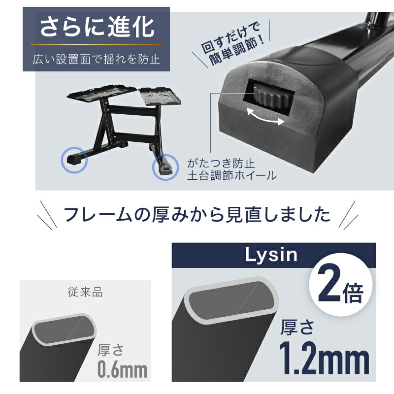 楽天市場】【スーパーSALE特価】 ライシン ダンベル スタンド Pro