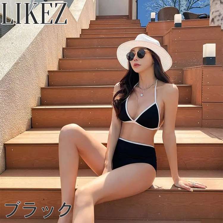 楽天市場】水着 ビキニ セパレート レディース 夏 ピンク/ブルー