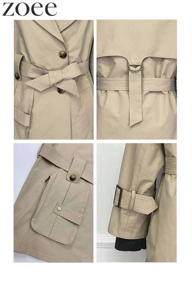 楽天市場】フォックスファー付きトレンチコート レッキスファー