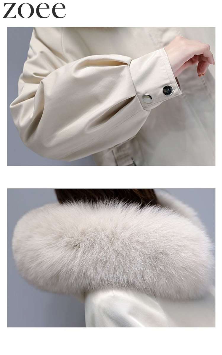 楽天市場】フォックスファー付きショートモッズコート ラビットファー