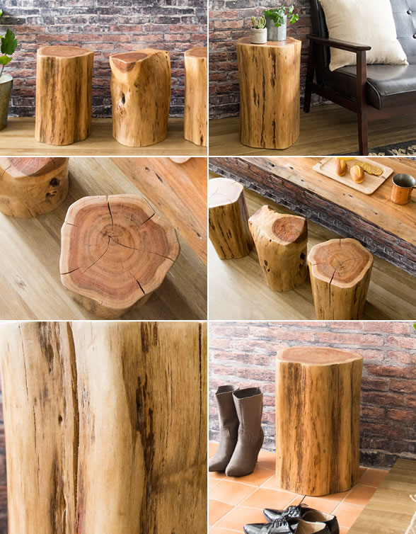 楽天市場】スツール MASALA マサラ アカシア天然木丸太スツール