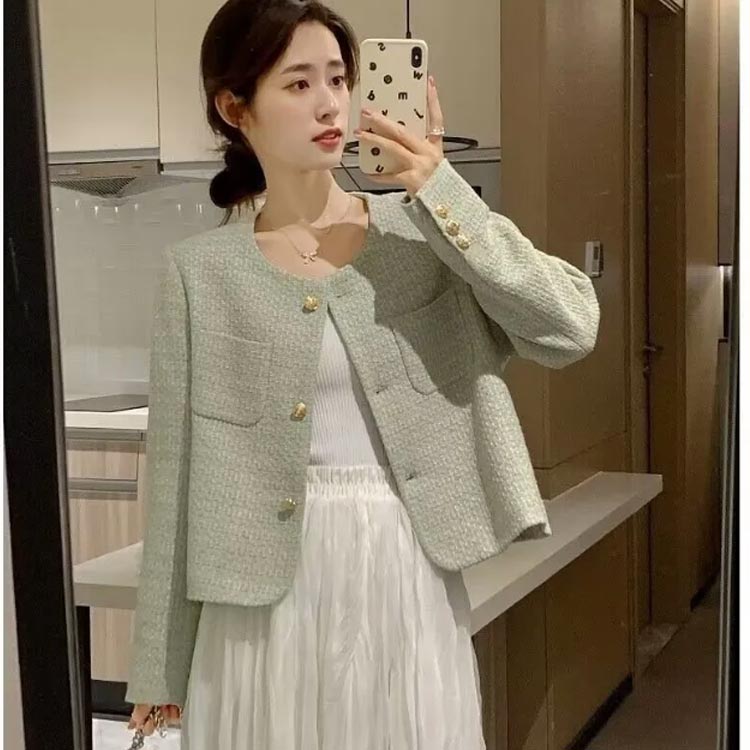 楽天市場】コンパクトツイードジャケット 卒業式 ゴールドボタン