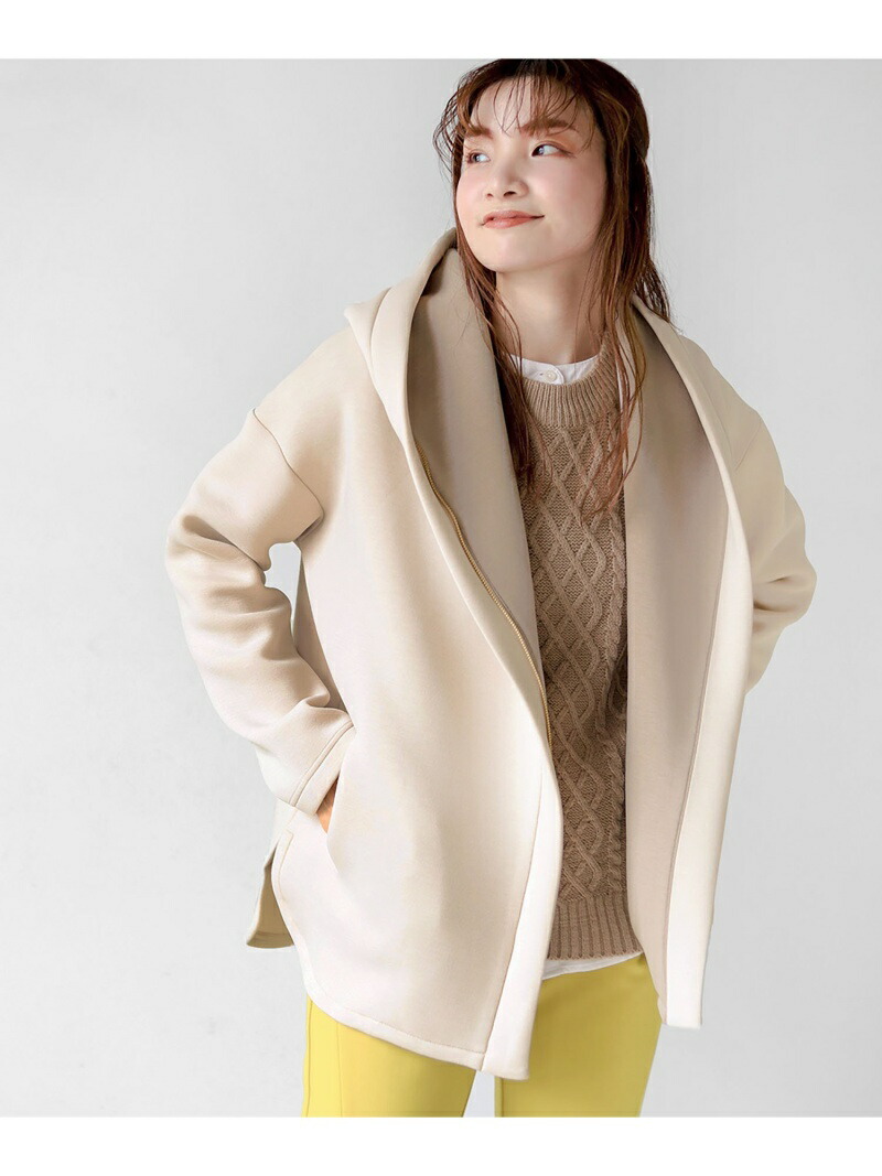 楽天市場】【SALE／20%OFF】バイカラーボンディングコート Bou Jeloud