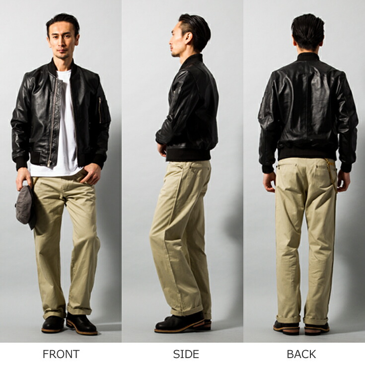 楽天市場】Horn Works 本革 レザーMA-1 フライトジャケット メンズ