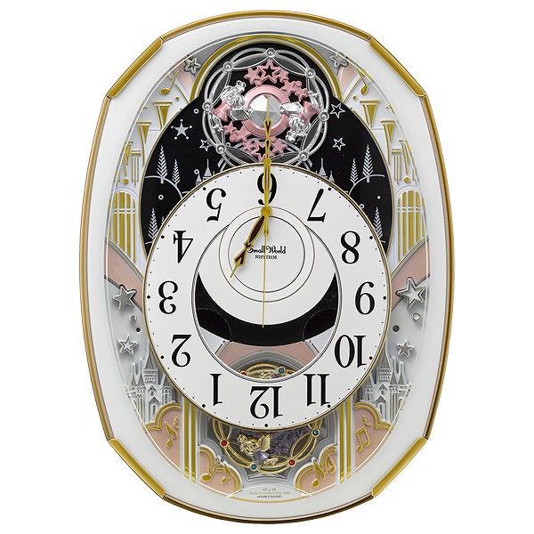 楽天市場】からくり時計 スモールワールドノエルS 電波時計 30曲収録