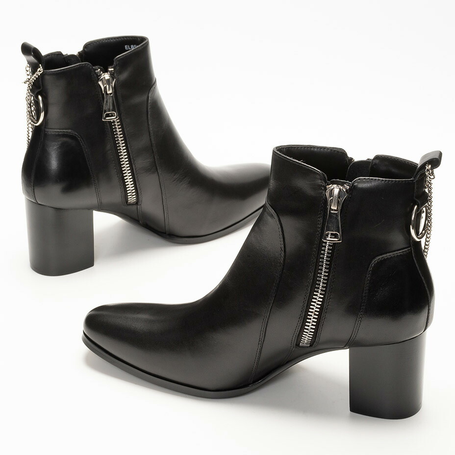 楽天市場】ブーツ メンズ ヒール 8cm 本革 サイドジップ カジュアル