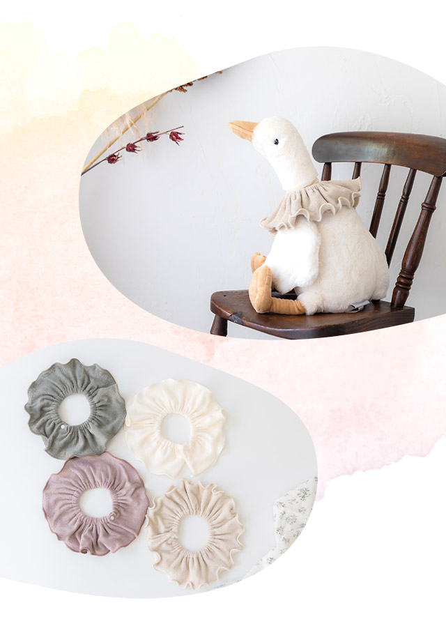 楽天市場】【日本製】2枚セット つけ襟 スタイ 360度 360°フリル