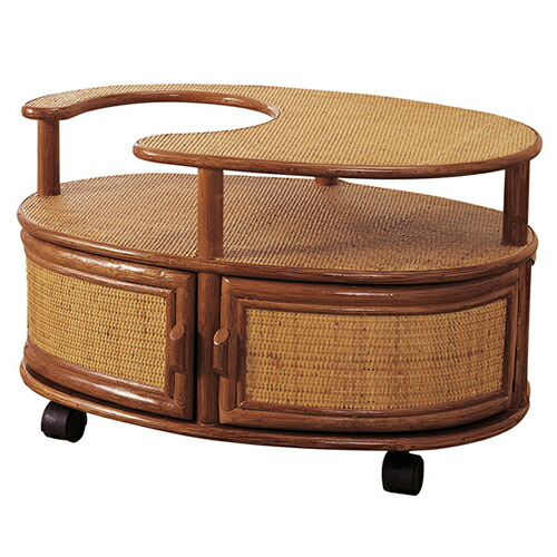 楽天市場】soldout ポットワゴン 送料無料 サイドテーブル ラタン