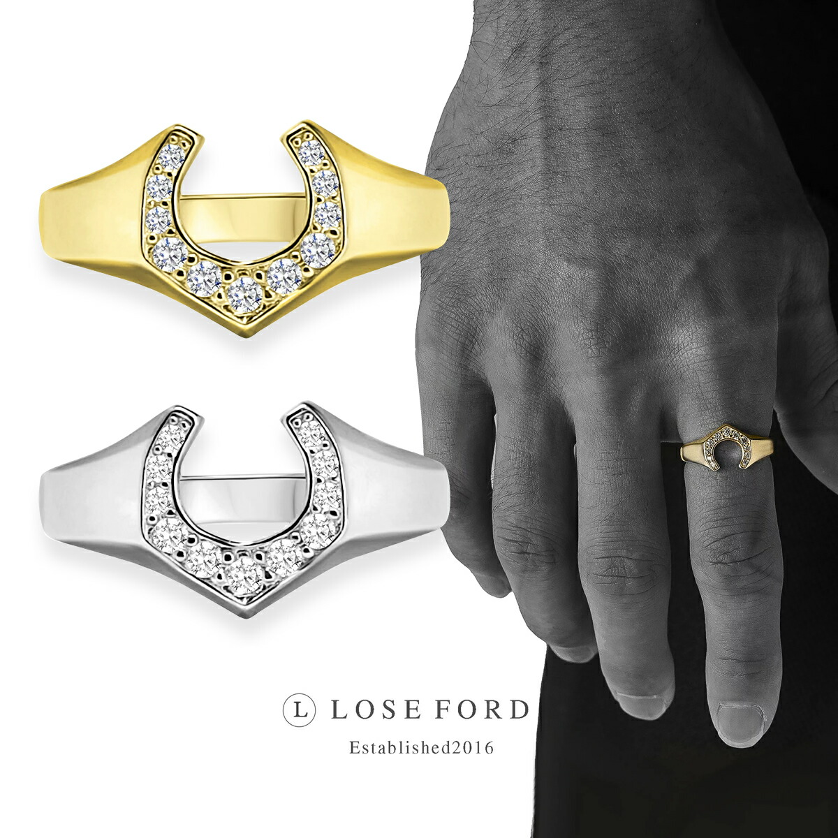 楽天市場】【LOSE FORD 公式】馬蹄 リング ホースシューリング ホース