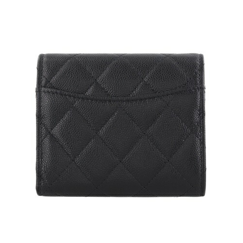 楽天市場】シャネル 三つ折り財布 レディース ココマーク ブラック