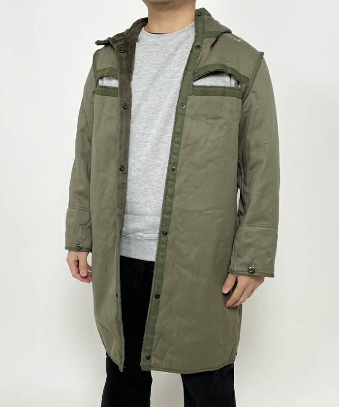 楽天市場】ドイツ軍 OD ボアライナー付 ロングフィールドパーカー USED