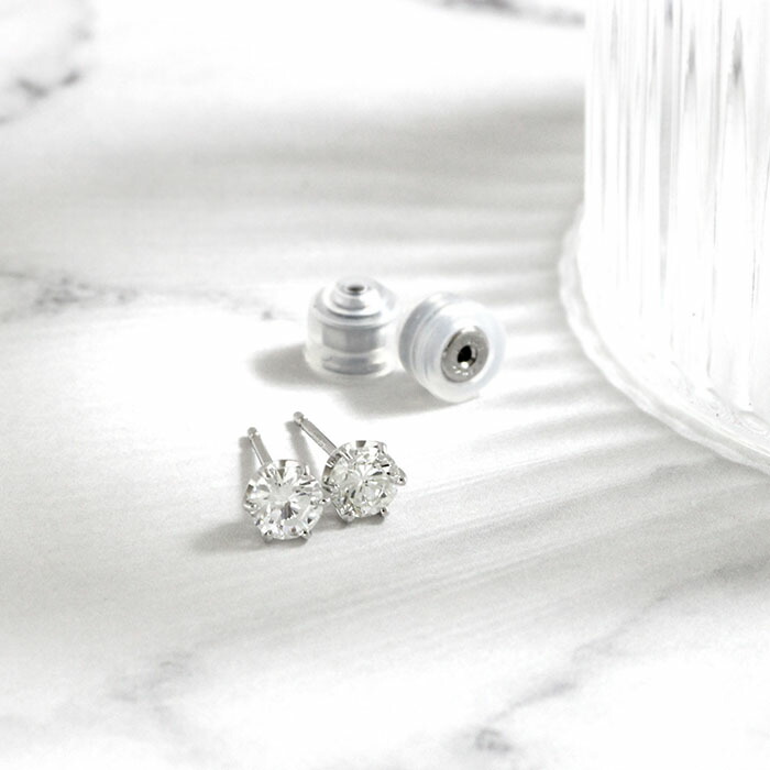 楽天市場】新在庫入荷 限定品 ダイヤモンド ピアス 0.6ct 0.3ct×0.3ct