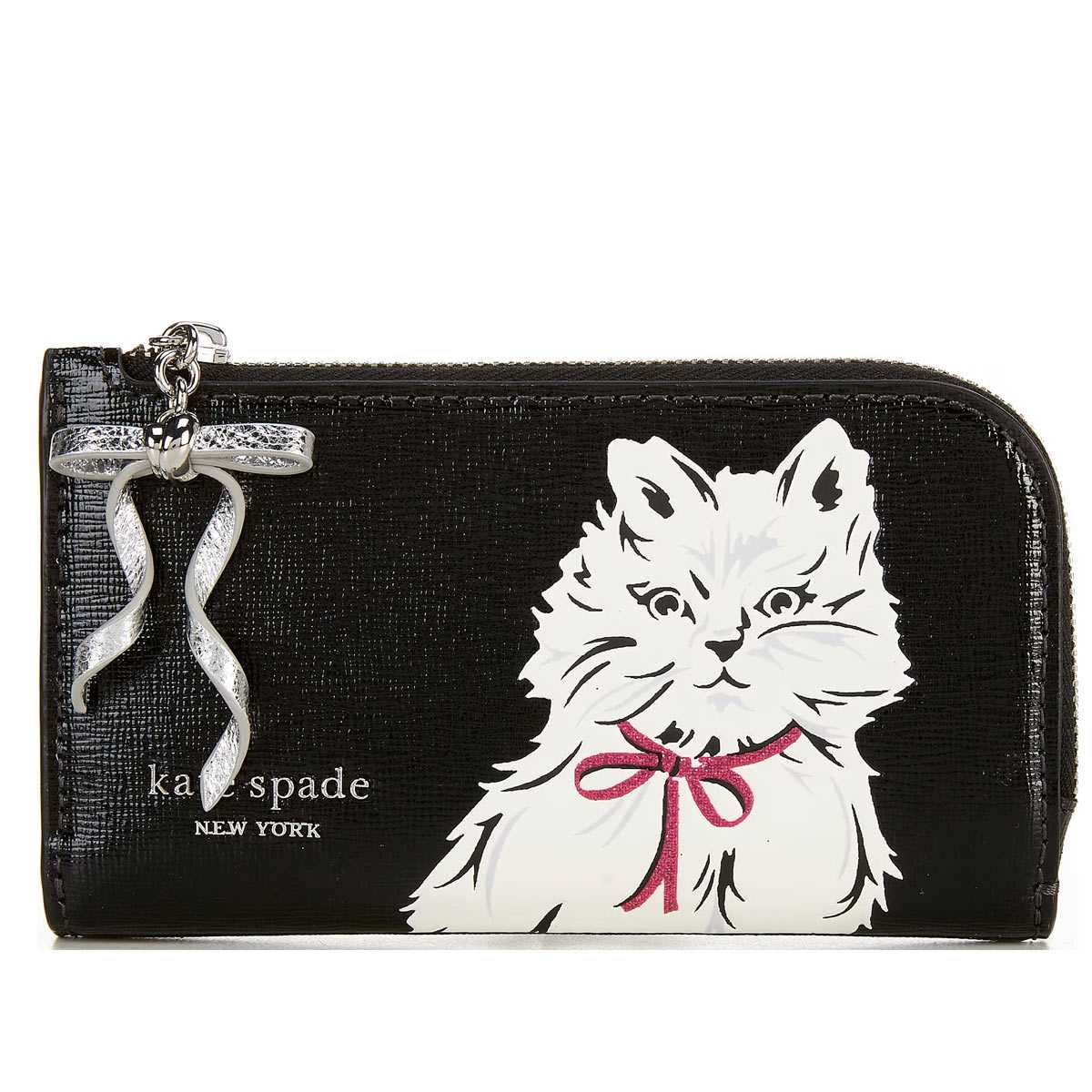 楽天市場】ケイトスペード 財布 二つ折り レディース 猫キャット