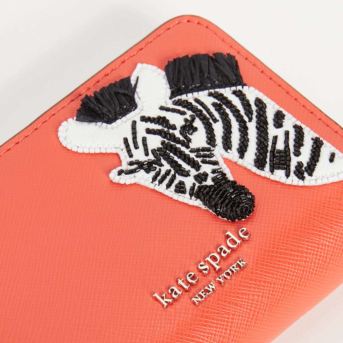 楽天市場】ケイトスペード 財布 二つ折り ミニ財布 シマウマ ゼブラ