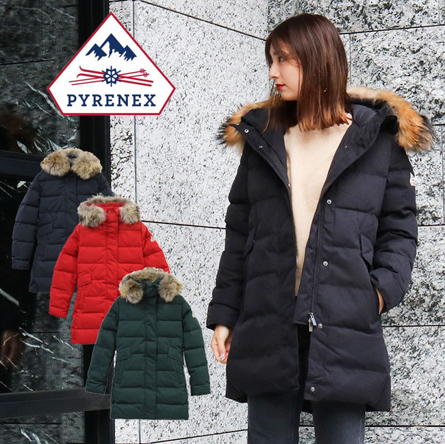楽天市場】【PYRENEX】ピレネックス HWO034 GRENOBLE FUR BLACK