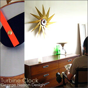 楽天市場】タービンクロック ジョージネルソンリプロダクト George