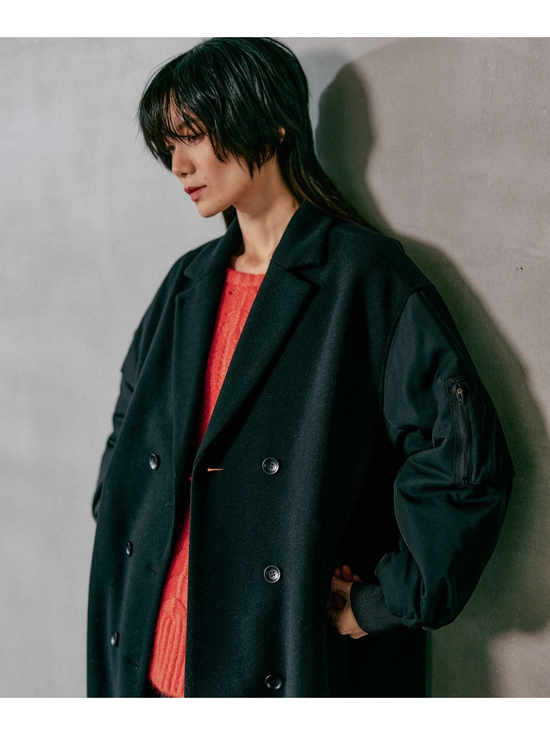 楽天市場】【SALE／30%OFF】ドッキングロングコート LEPSIM レプシィム