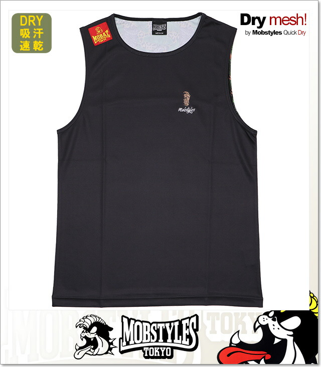 楽天市場】(モブスタイルス) MOBSTYLES MOSH NO SLEEVE TIKI (TANK TOP