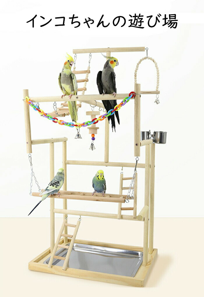楽天市場】【10％OFF＆ポイント5倍】小鳥の遊び場 インコ 遊び場 三層