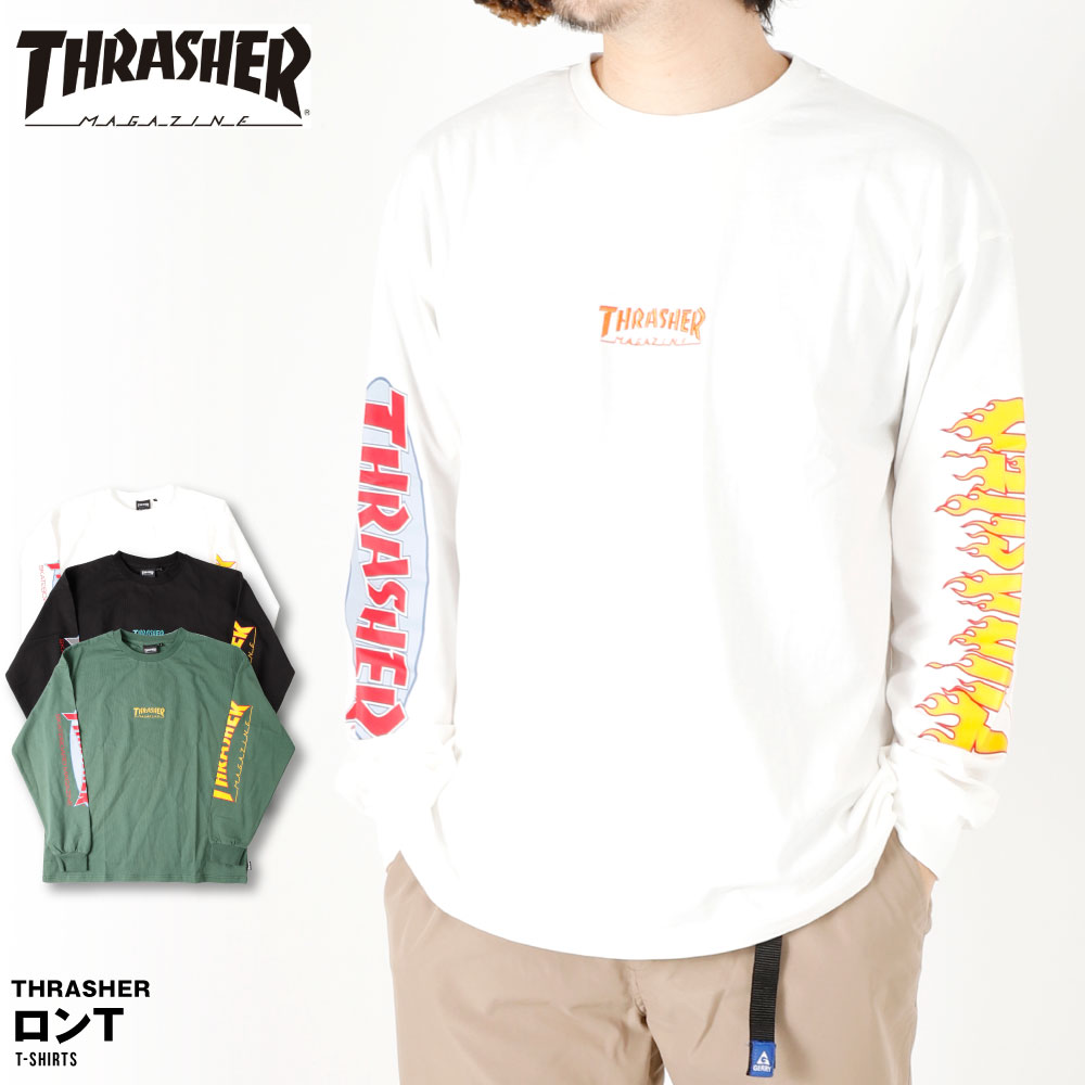 楽天市場】Thrasher スラッシャー ロンT 長袖 長そで Tシャツ スケボー