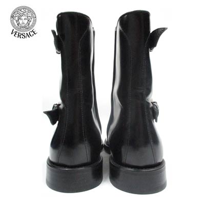 楽天市場】ヴェルサーチ VERSACE メンズ レザーブーツ 靴 SU2518