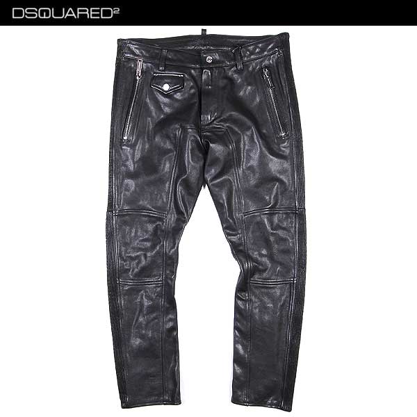 楽天市場】ディースクエアード DSQUARED60 メンズ レザー パンツ
