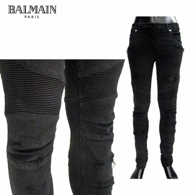 楽天市場】バルマン BALMAIN メンズ デニム スキニー デザイン