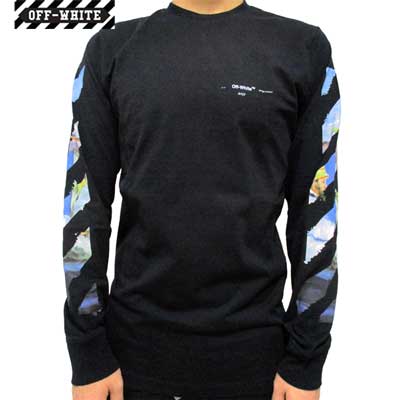 楽天市場】オフホワイト OFF-WHITE メンズ トップス ロンT 長袖 ロゴ