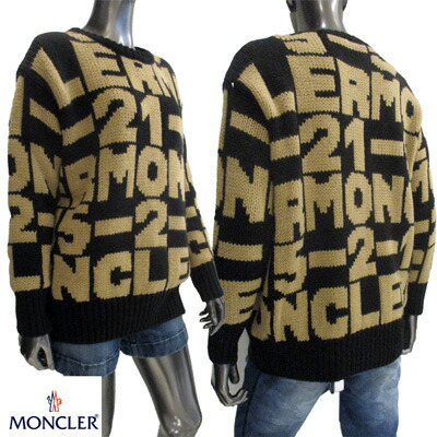 楽天市場】【完売】モンクレール 総柄ロゴ入りニットセーター