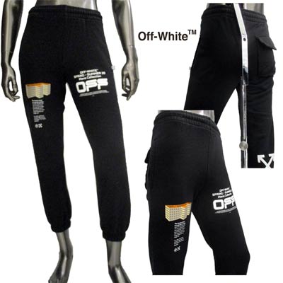 楽天市場】オフホワイト OFF-WHITE メンズ パンツ ボトムス スウェット