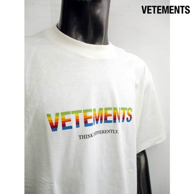 楽天市場】ヴェトモン VETEMENTS メンズ トップス Tシャツ 半袖 ロゴ