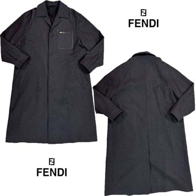 楽天市場】フェンディ FENDI コート メンズ ロングジャケット アウター