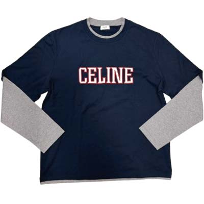 楽天市場】CELINE セリーヌ ロンT メンズ 長袖Tシャツ ロングTシャツ